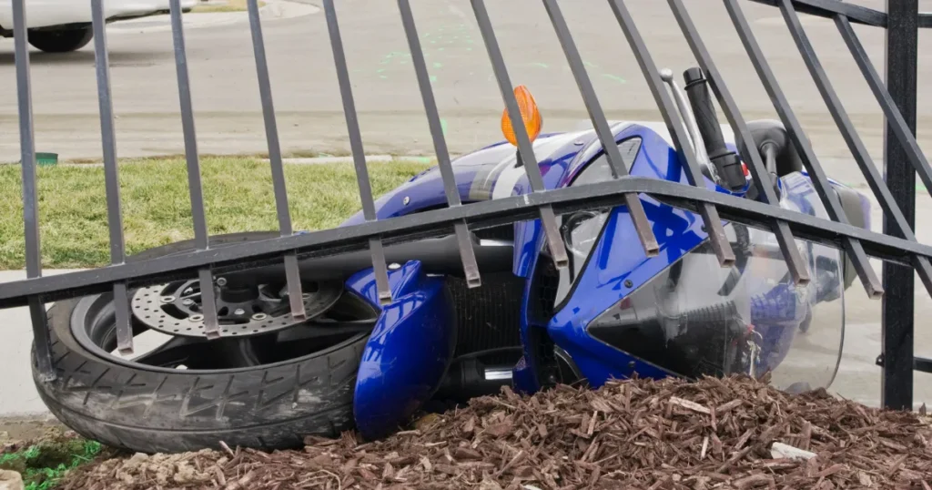 Motorcycle crash
